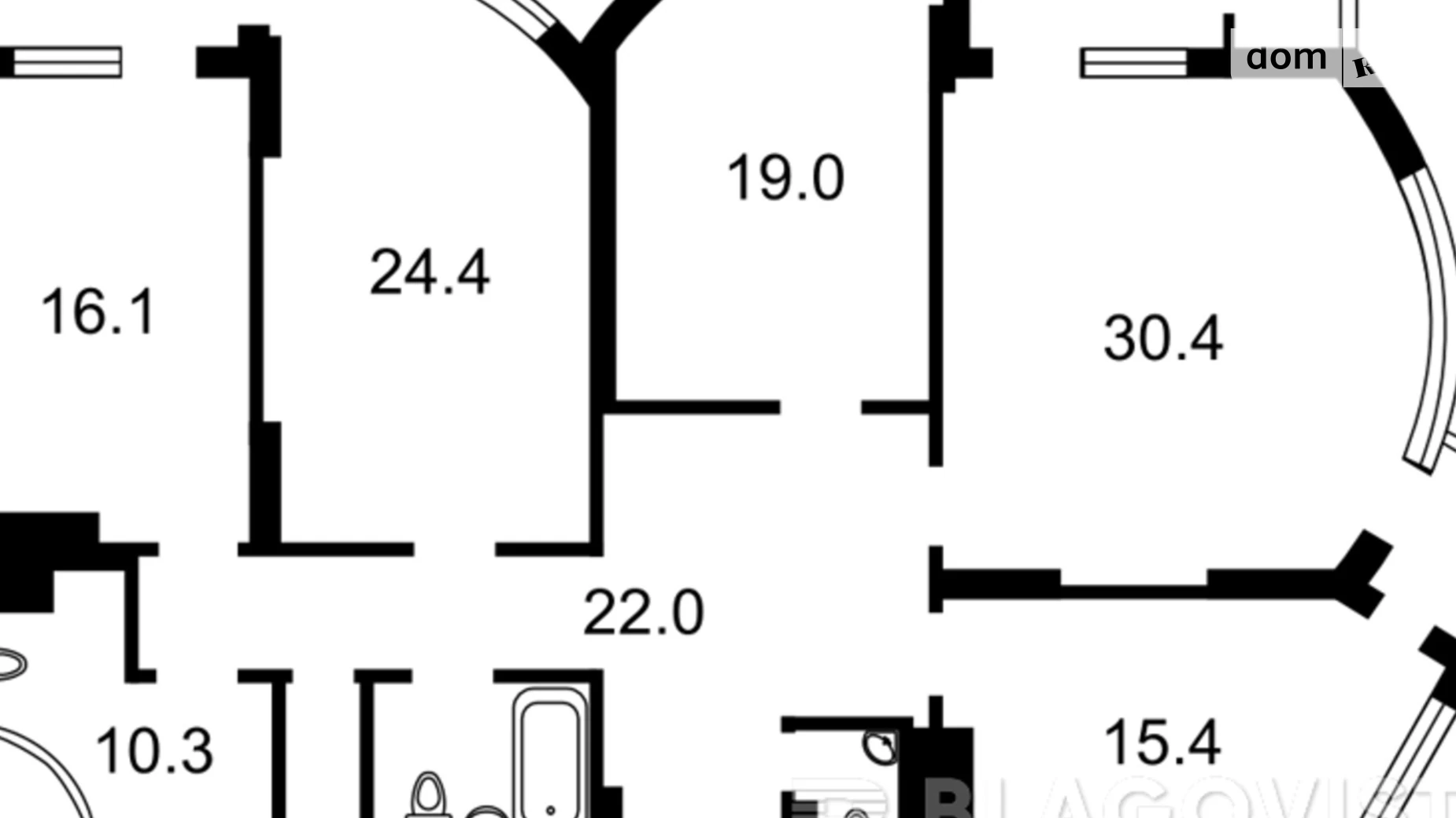 Продається 3-кімнатна квартира 153 кв. м у Києві, вул. Генерала Шаповала(Механізаторів), 2А - фото 3