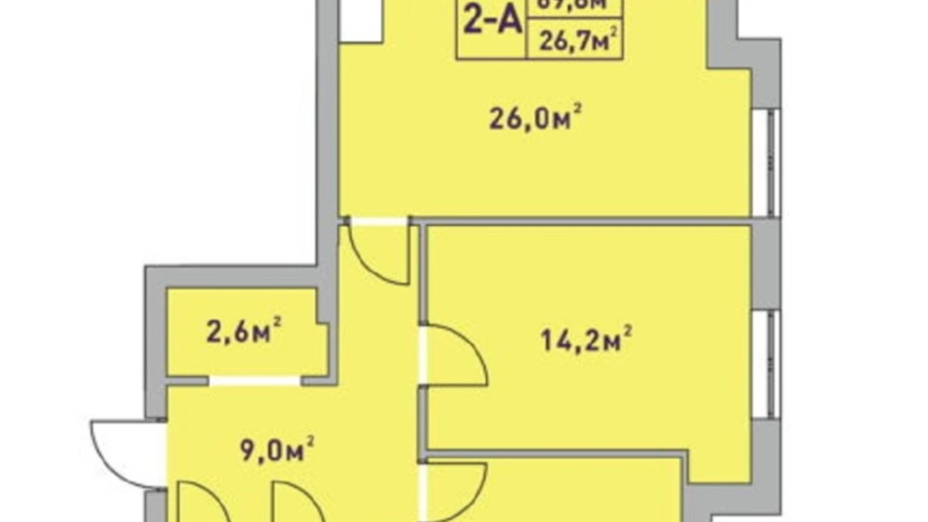 Продається 1-кімнатна квартира 78.6 кв. м у Ірпені, вул. Університетська(Карла Маркса), 3/7 - фото 5