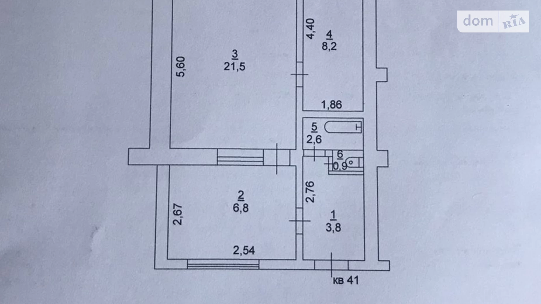 Продається 3-кімнатна квартира 43 кв. м у Одесі, вул. Богдана Хмельницького