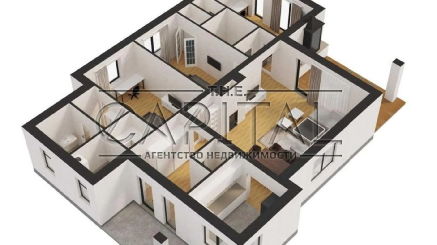 Продається одноповерховий будинок 154 кв. м з каміном, цена: 175000 $ - фото 5