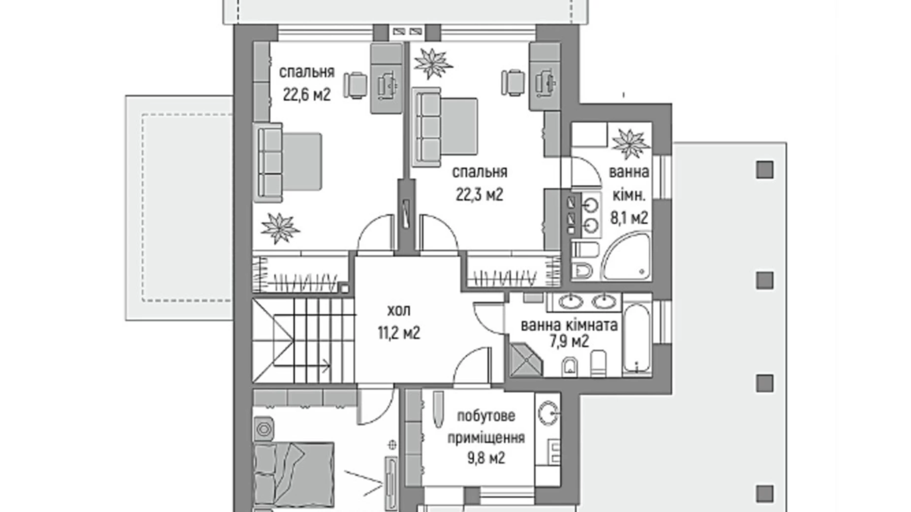Продається будинок 2 поверховий 230 кв. м з гаражем, цена: 290000 $ - фото 2