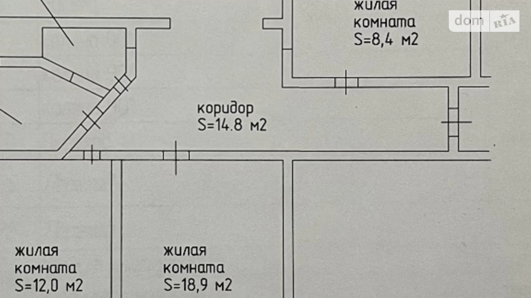 Продається 3-кімнатна квартира 80 кв. м у Херсоні, вул. Богородицька, 54