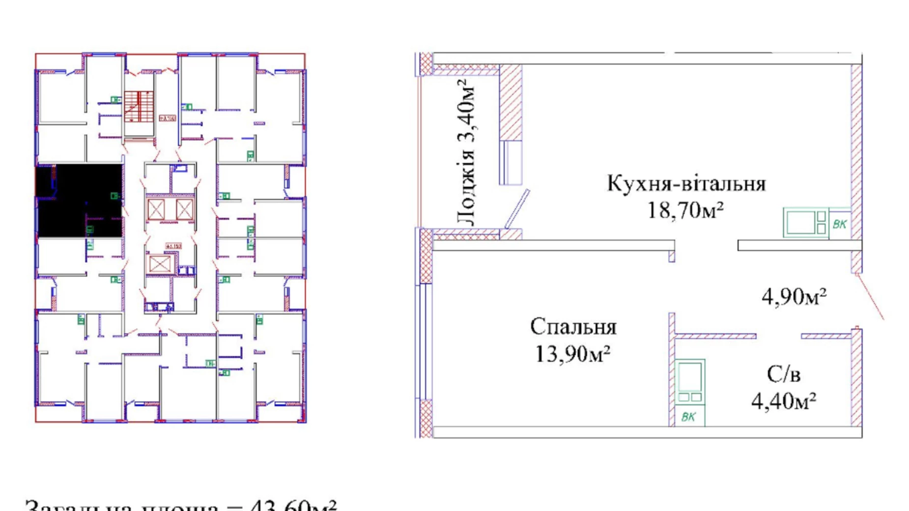 Продается 1-комнатная квартира 44 кв. м в Одессе, ул. Жаботинского, 54А - фото 3