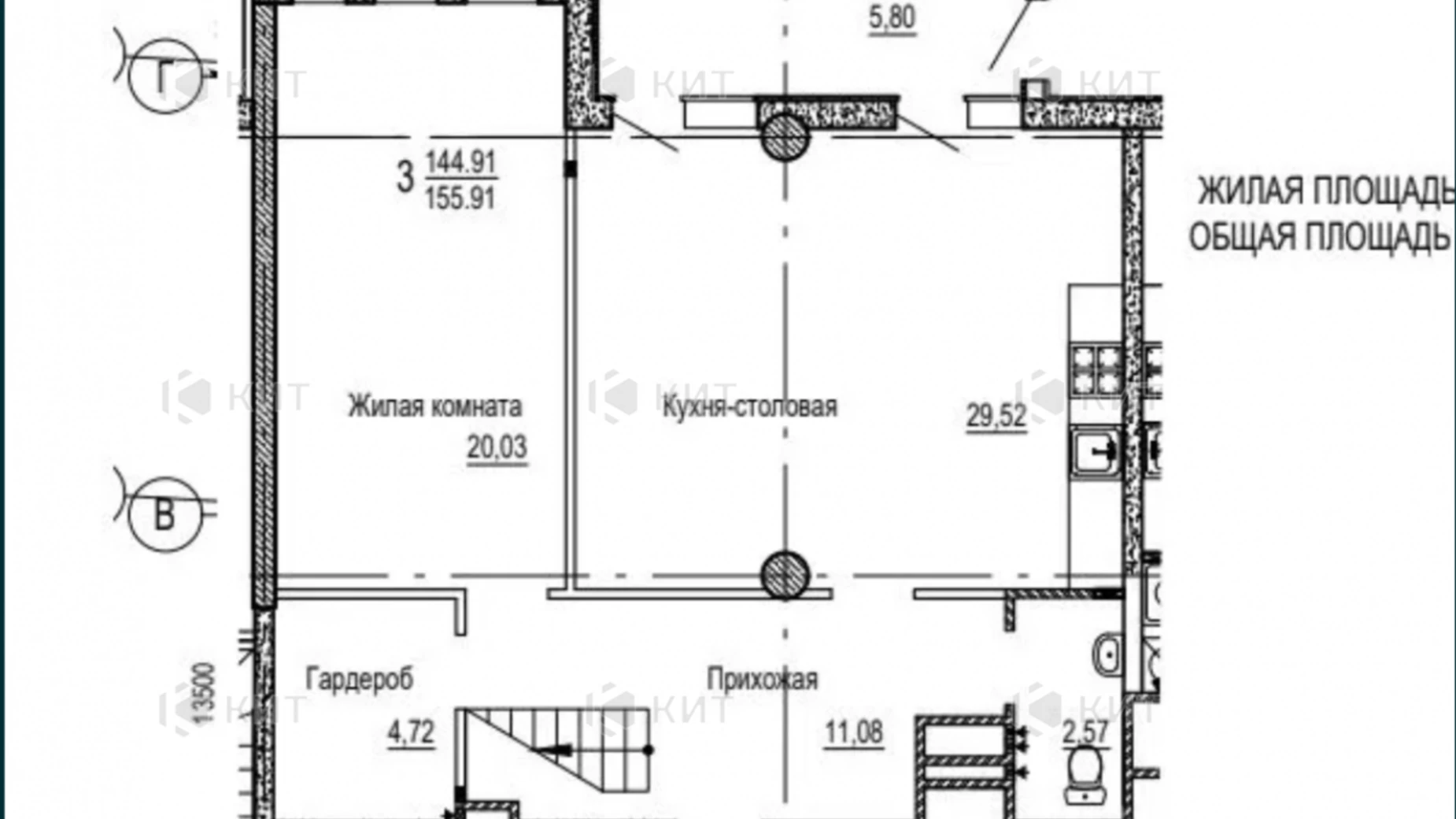 Продается 4-комнатная квартира 170 кв. м в Харькове, ул. Клочковская, 117