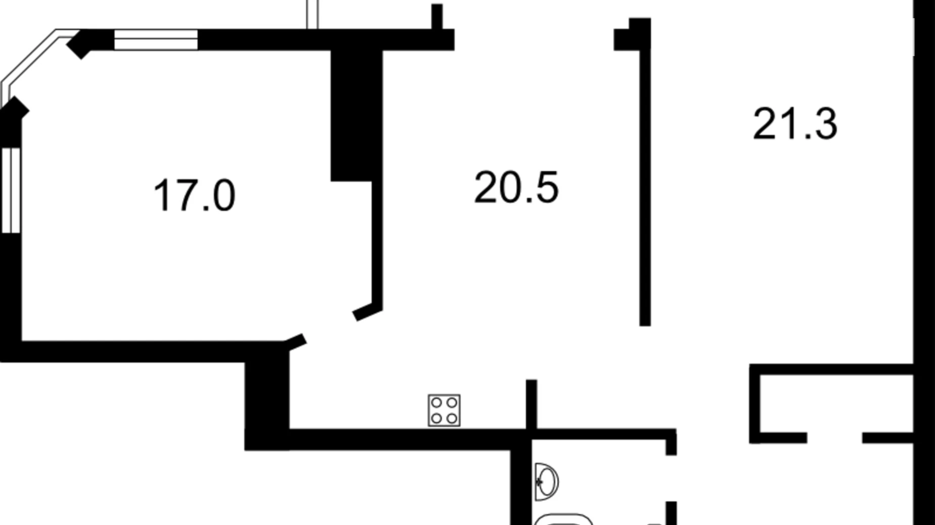 Продается 2-комнатная квартира 82 кв. м в Киеве, ул. Мокрая(Кудряшова), 20Б