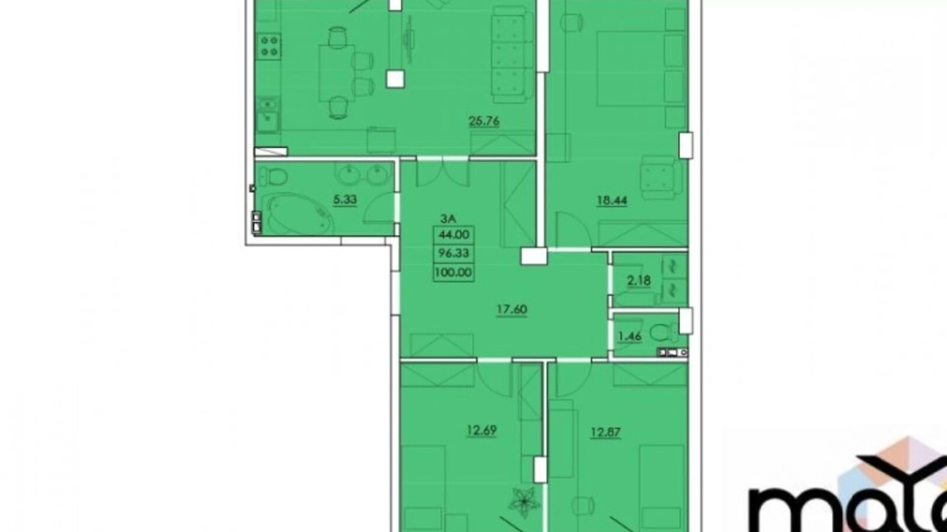 Продается 3-комнатная квартира 100 кв. м в Одессе, ул. Академика Сахарова - фото 5