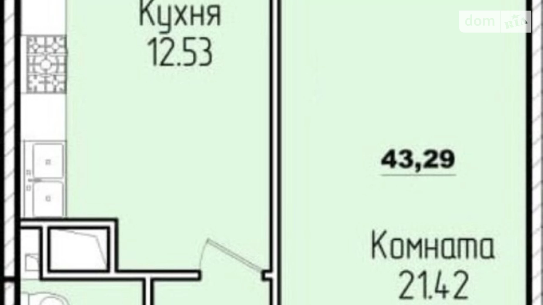 Продается 1-комнатная квартира 45 кв. м в Одессе, ул. Генуэзская, 1 корпус 3 - фото 2