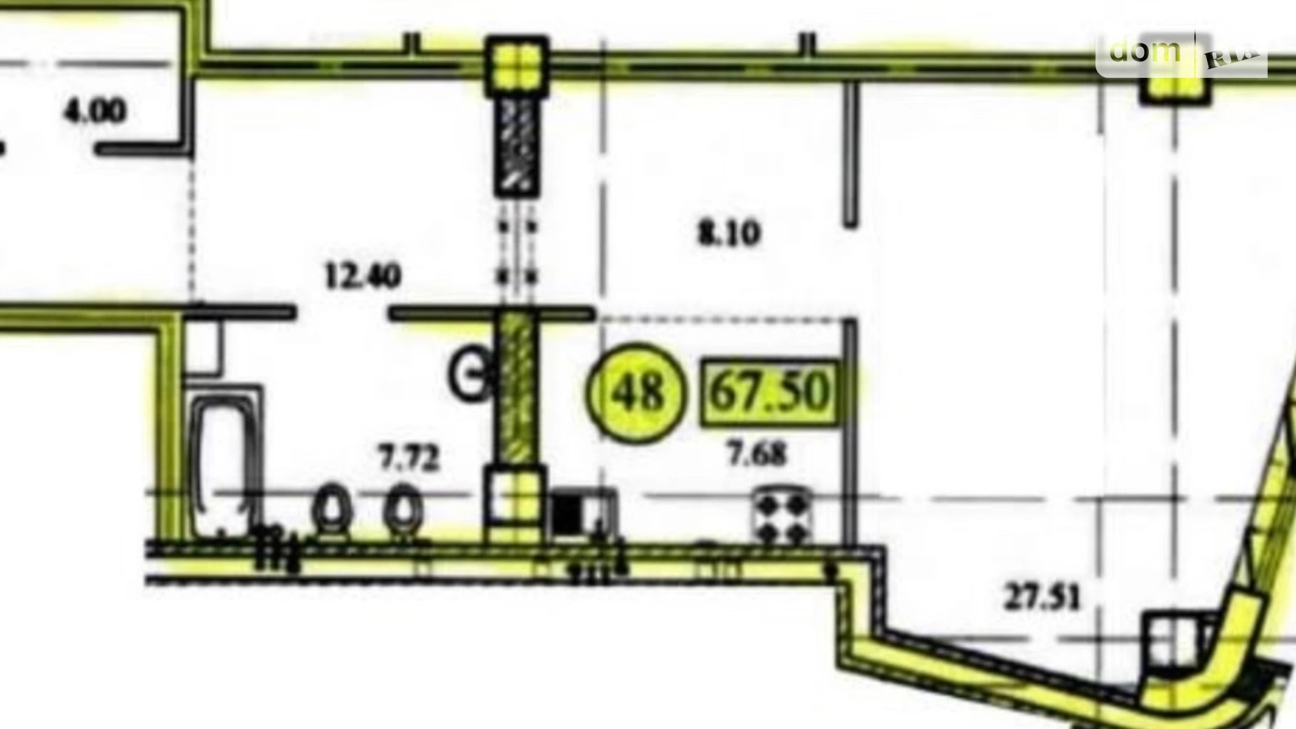 Продается 1-комнатная квартира 67 кв. м в Одессе, пер. Удельный, 6