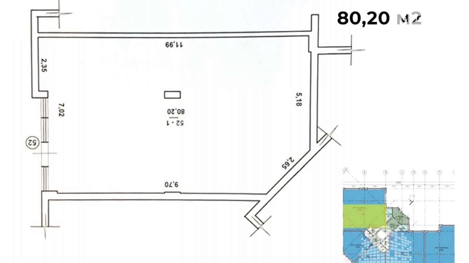 Продається об'єкт сфери послуг 80.2 кв. м в 7-поверховій будівлі, цена: 120300 $ - фото 2