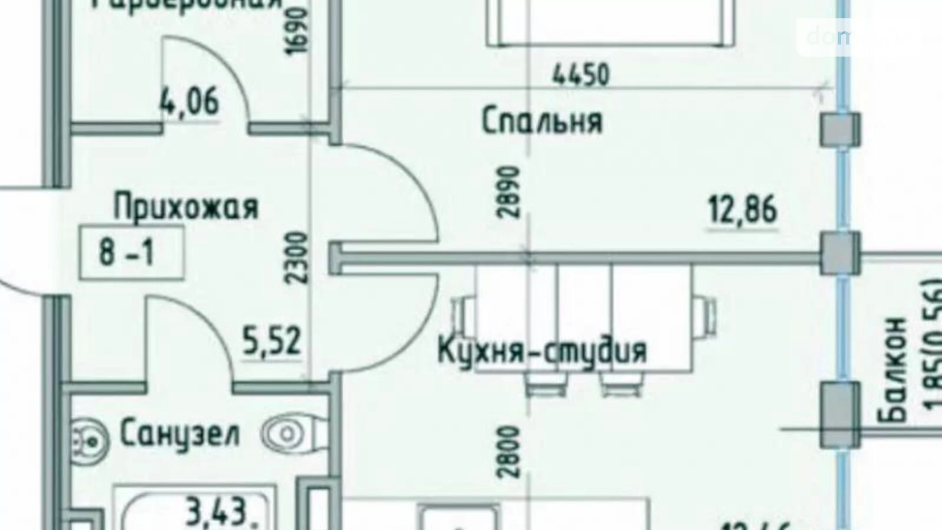 Продається 1-кімнатна квартира 38 кв. м у Одесі, вул. Радісна, 29Б