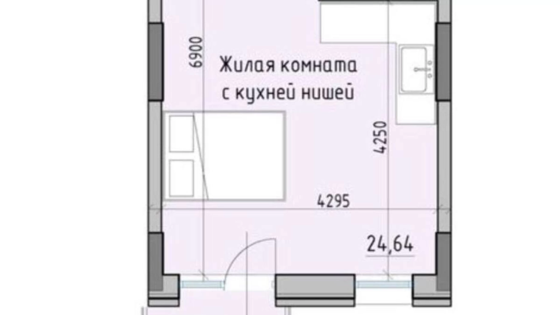 Продается 1-комнатная квартира 29 кв. м в Одессе, ул. Радостная, 29 - фото 2