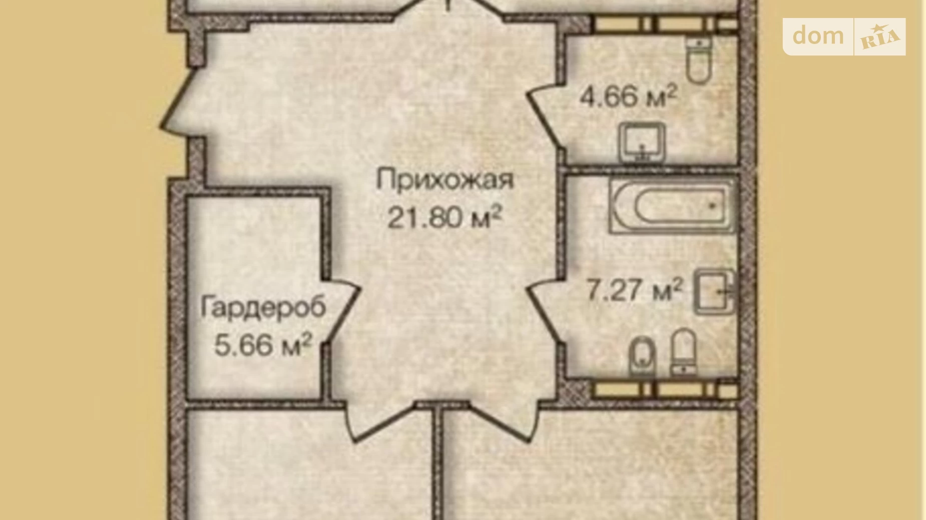 Продається 3-кімнатна квартира 125 кв. м у Києві, вул. Михайла Бойчука, 17