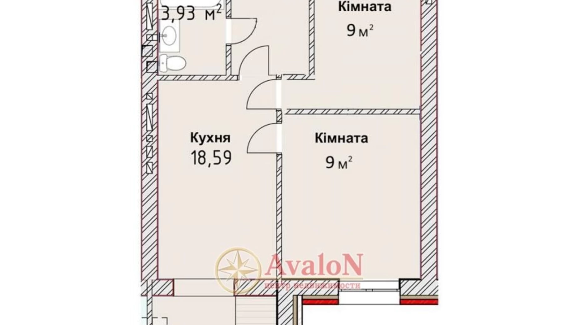 Продается 2-комнатная квартира 49 кв. м в Одессе, ул. Академика Сахарова, 52 - фото 3