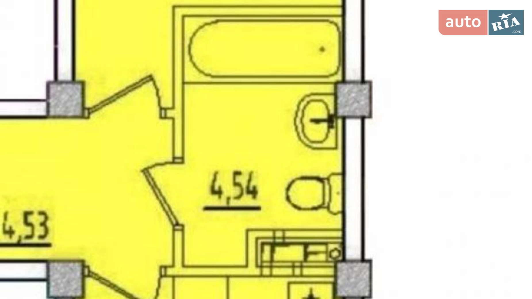 Продается 1-комнатная квартира 38.8 кв. м в Черноморске, Новоселов ул.