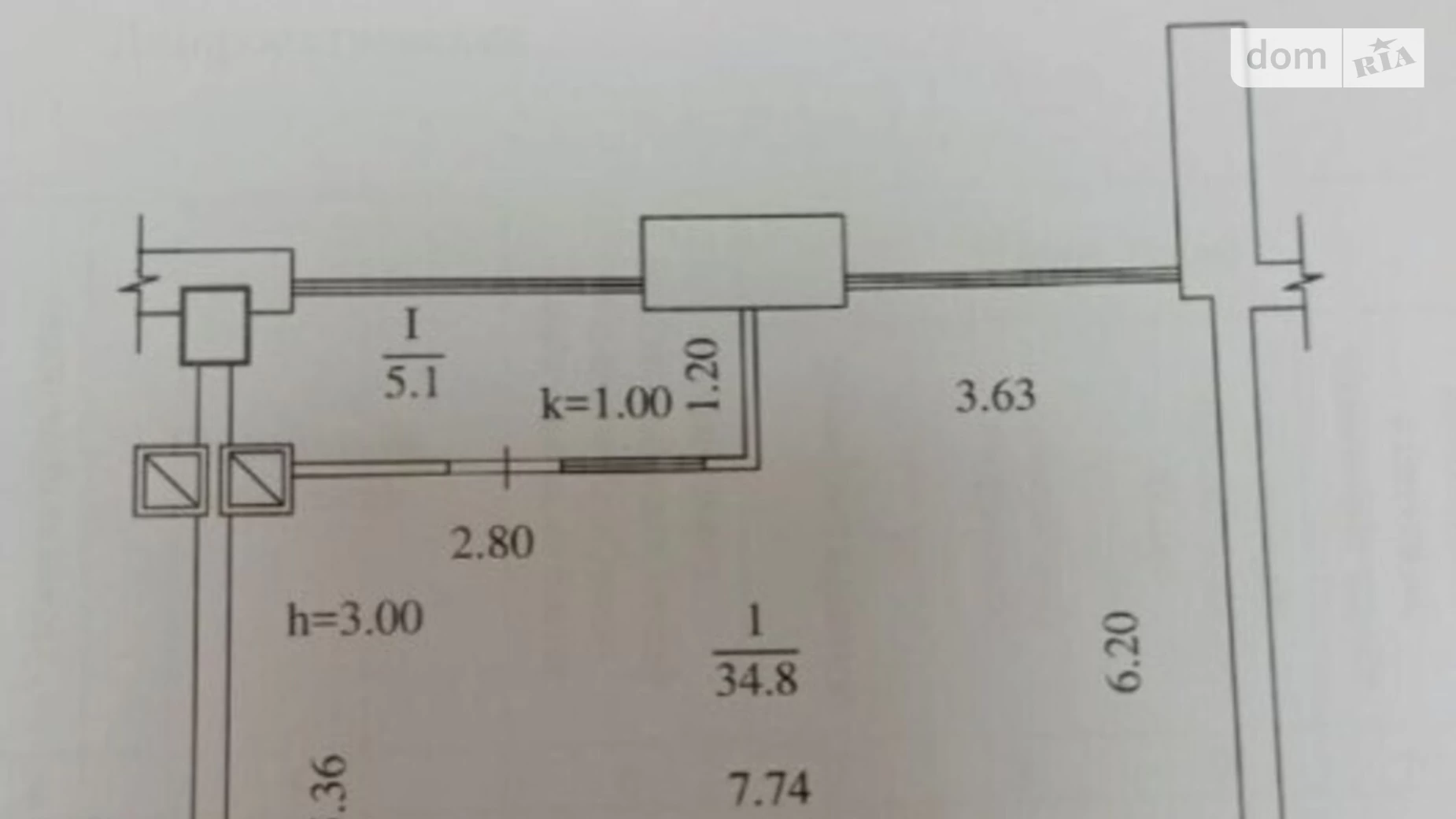 Продається 2-кімнатна квартира 49 кв. м у Дніпрі, бул. Кучеревського, 1