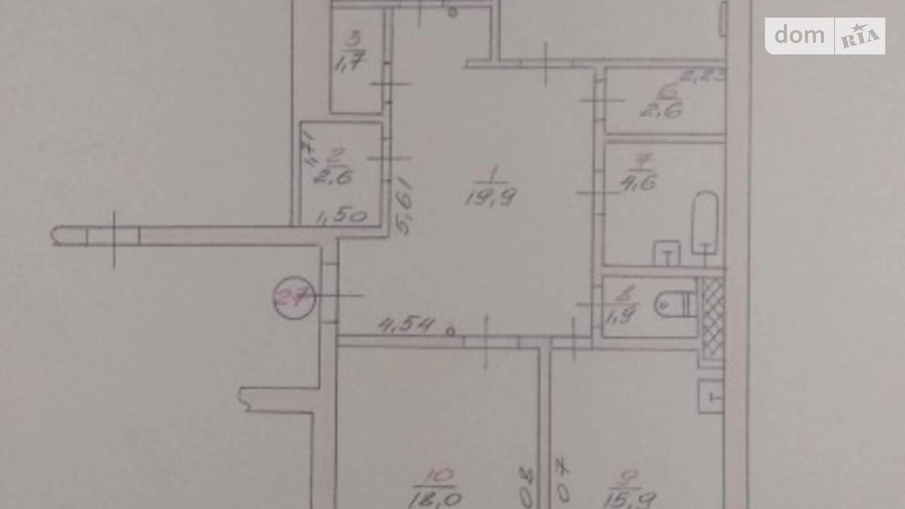 Продается 3-комнатная квартира 109.6 кв. м в Хмельницком, ул. Черновола Вячеслава, 184