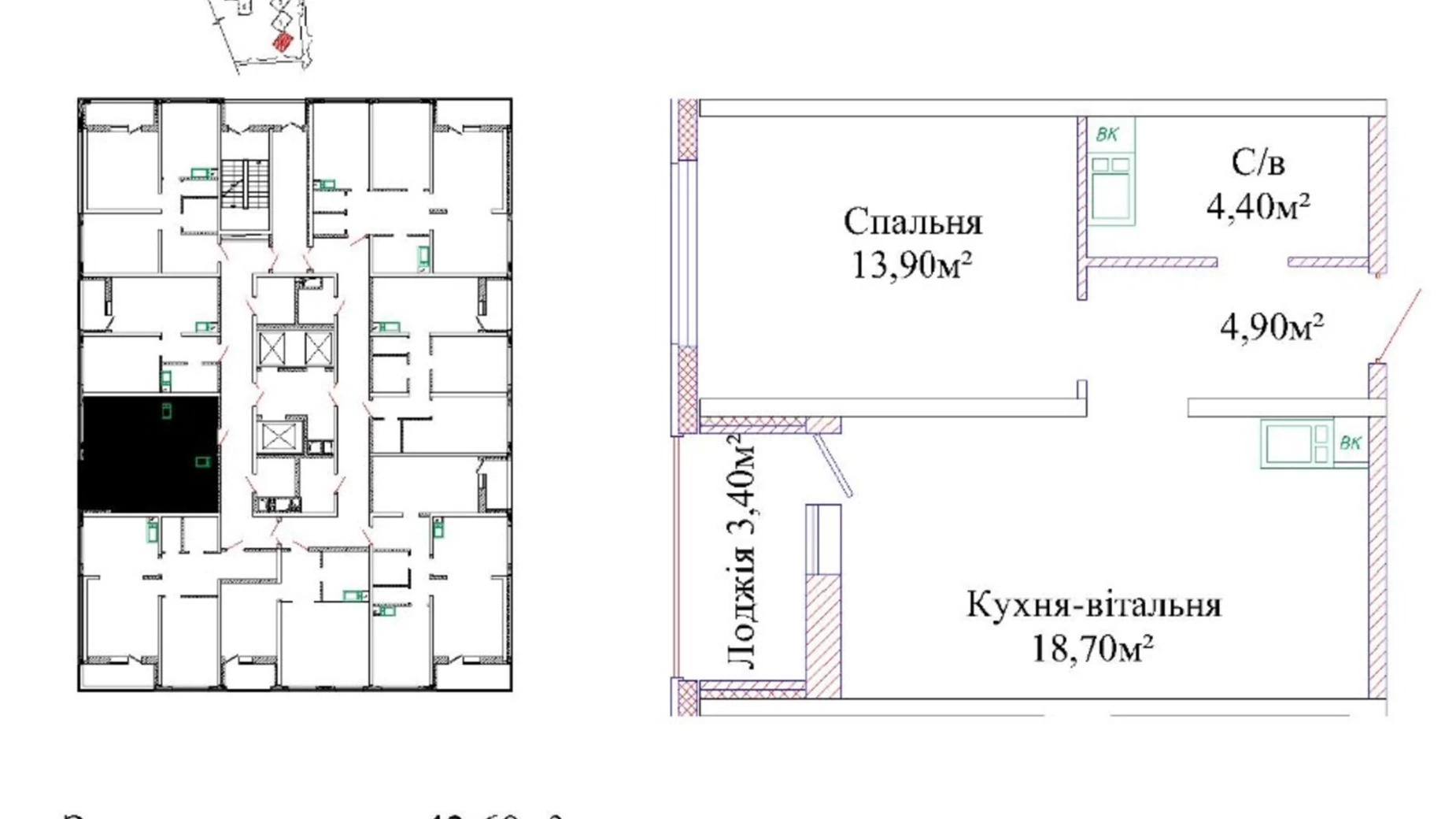 Продается 1-комнатная квартира 44 кв. м в Одессе, ул. Жаботинского, 54А - фото 4