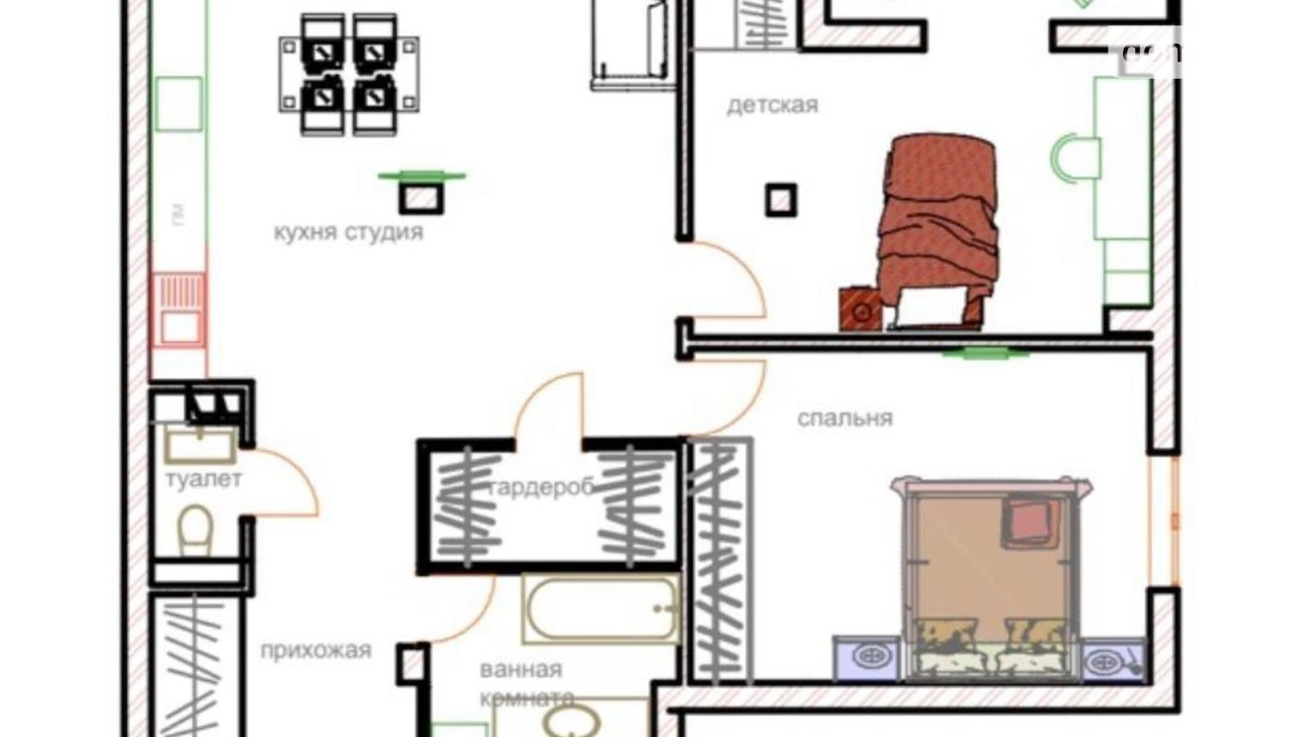 Продається 3-кімнатна квартира 93 кв. м у Харкові, просп. Героїв Харкова(Московський), 144 - фото 4