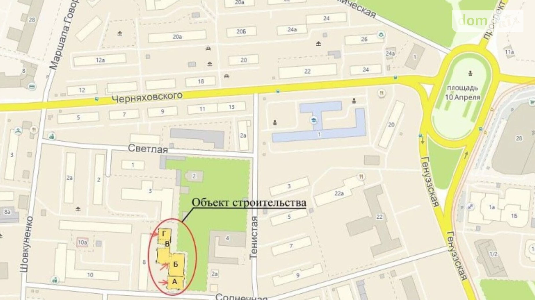 Продается 1-комнатная квартира 44 кв. м в Одессе, ул. Солнечная