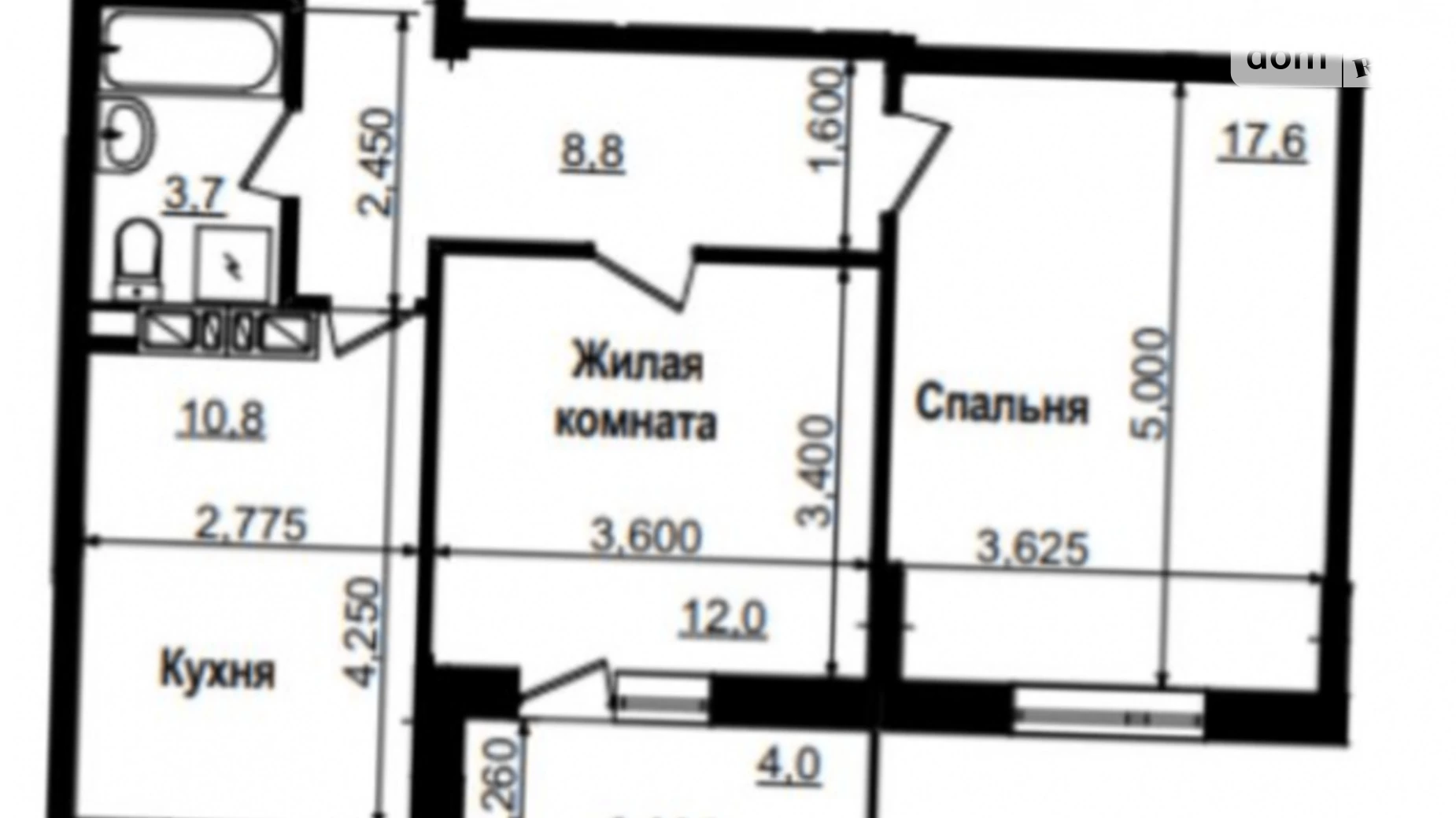 Продається 2-кімнатна квартира 55 кв. м у Харкові, просп. Героїв Харкова(Московський), 158 - фото 4