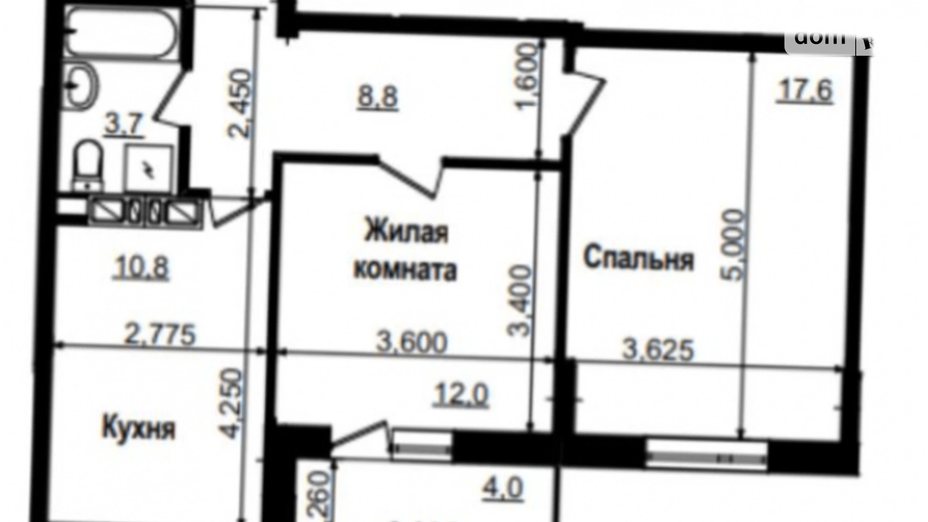 Продается 2-комнатная квартира 55 кв. м в Харькове, просп. Героев Харькова(Московский), 158 - фото 4