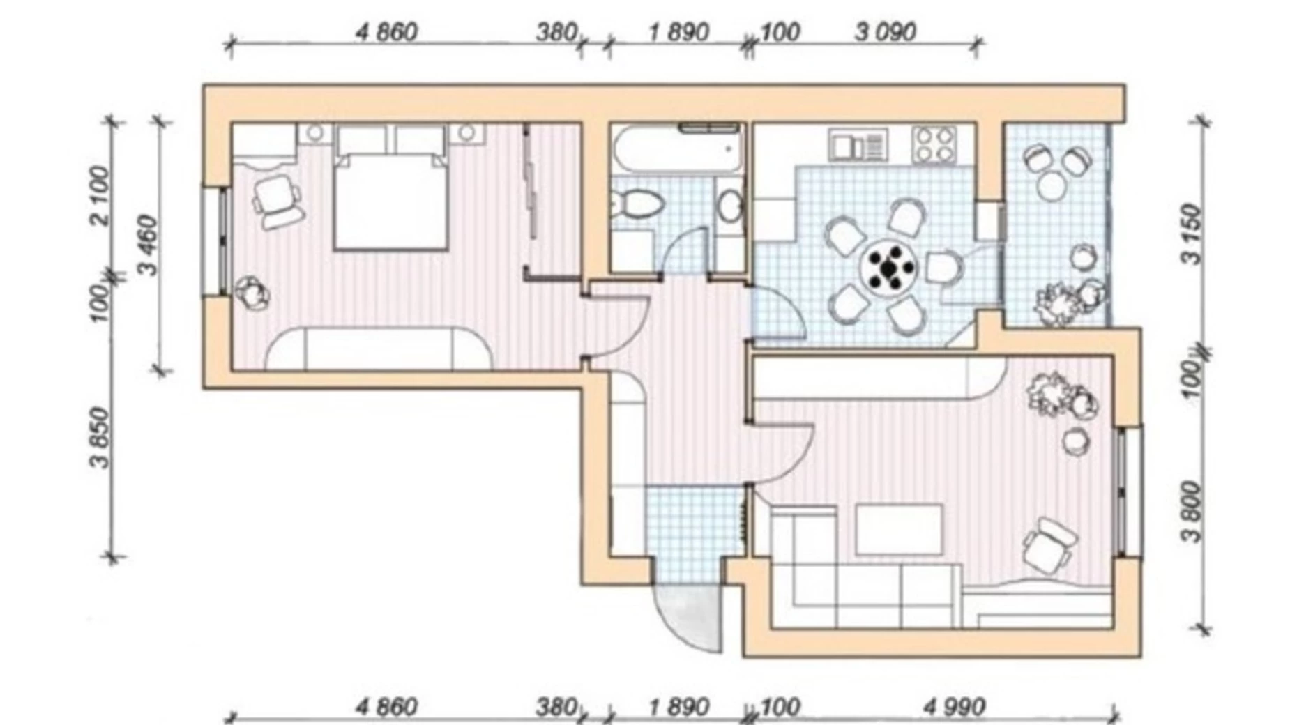 Продается 2-комнатная квартира 57 кв. м в Белогородке, ул. Столичная, 1 - фото 4