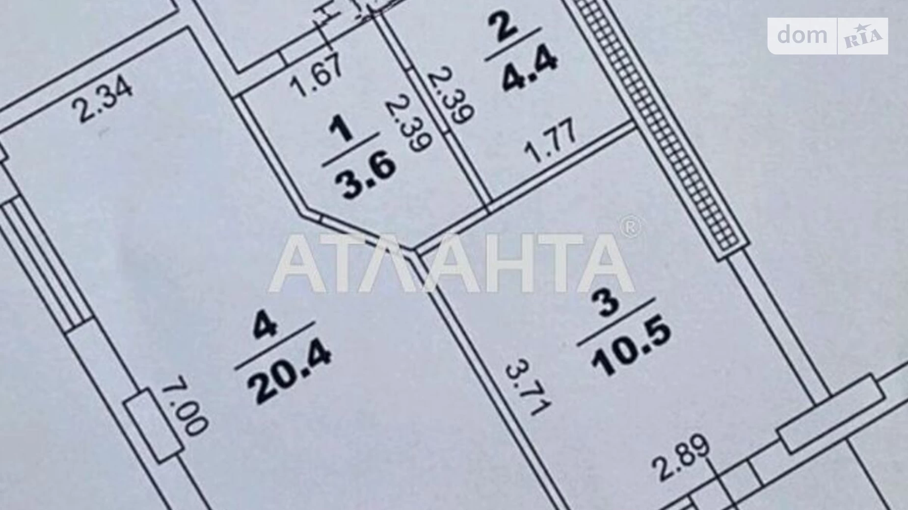 Продается 2-комнатная квартира 40 кв. м в Одессе, ул. Люстдорфская дорога, 100З