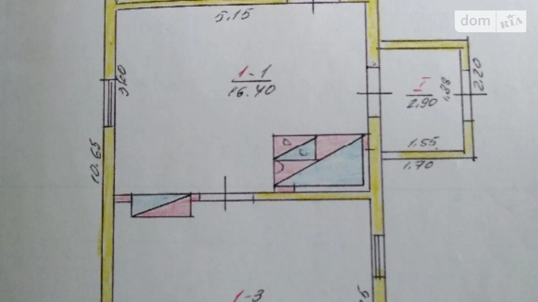 Продается одноэтажный дом 52 кв. м с мебелью, Миру