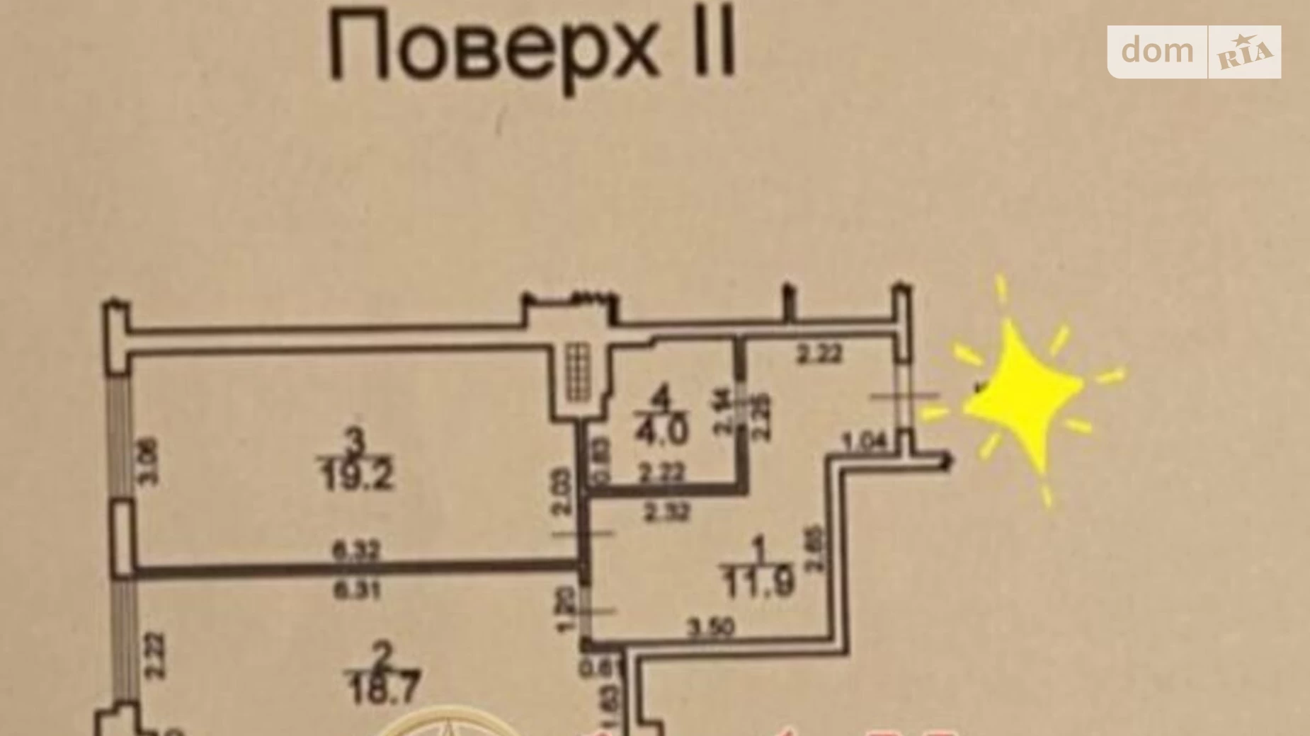 Продається 2-кімнатна квартира 58 кв. м у Одесі, плато Гагарінське, 5А/1