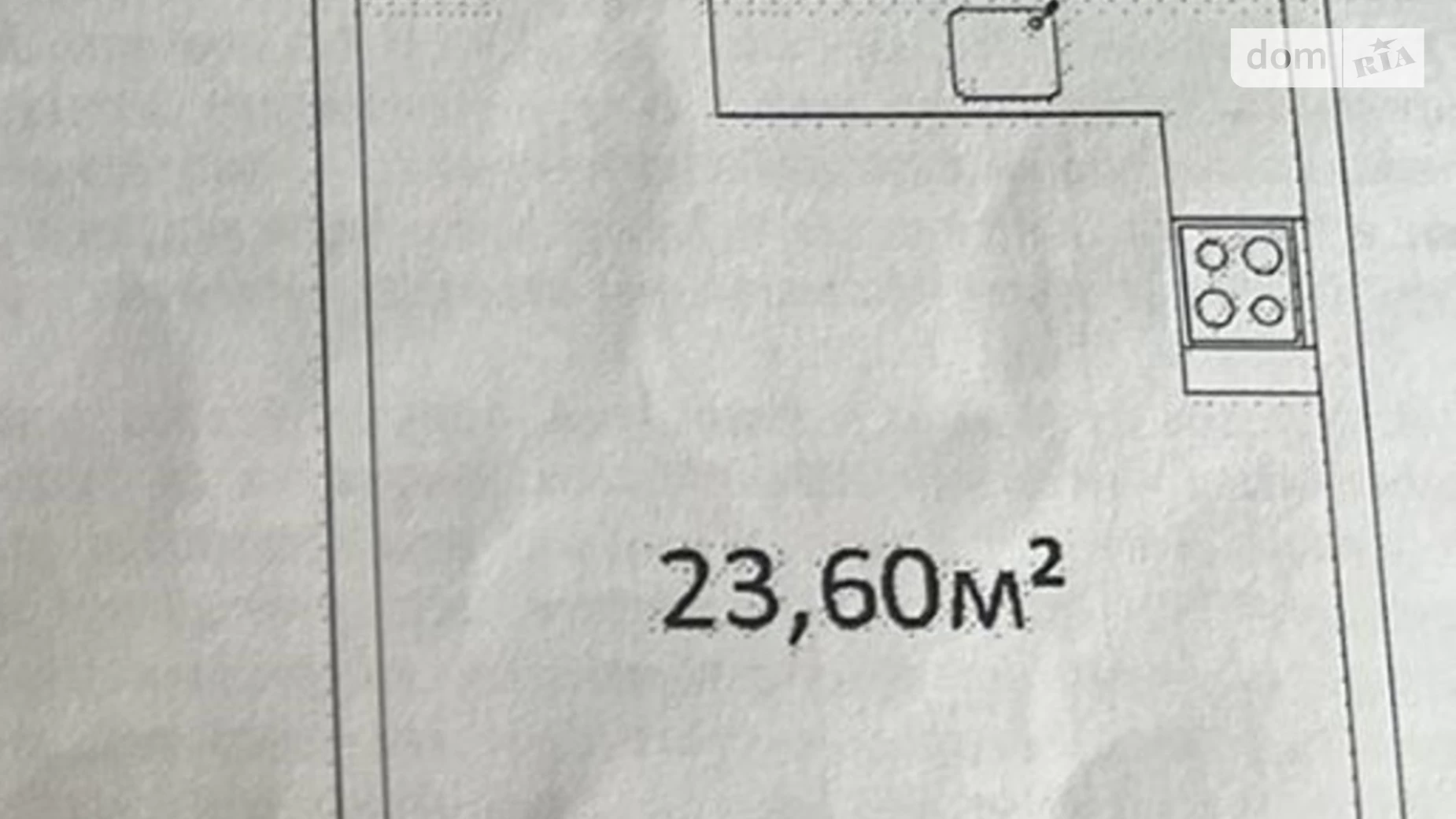 Продається 1-кімнатна квартира 33.2 кв. м у Одесі, просп. Гагаріна, 0