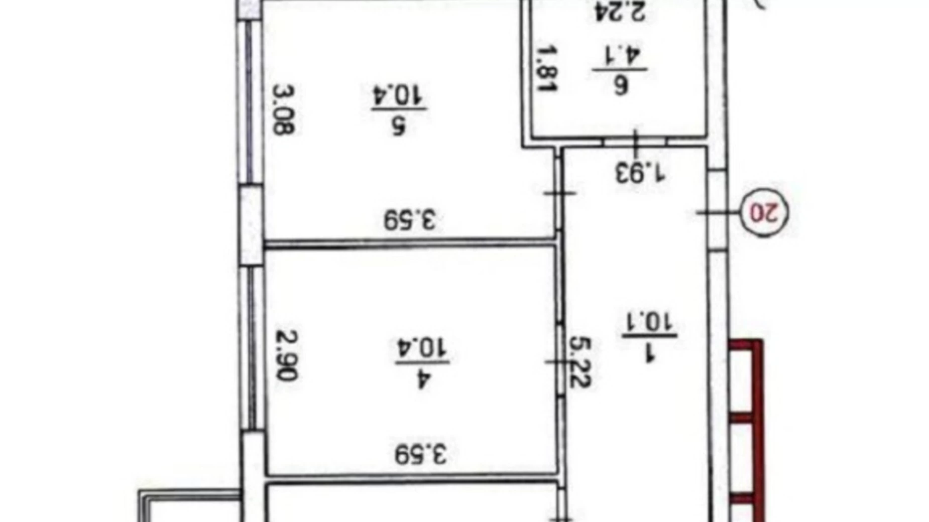 Продается 2-комнатная квартира 50 кв. м в Киеве, ул. Метрологическая, 21