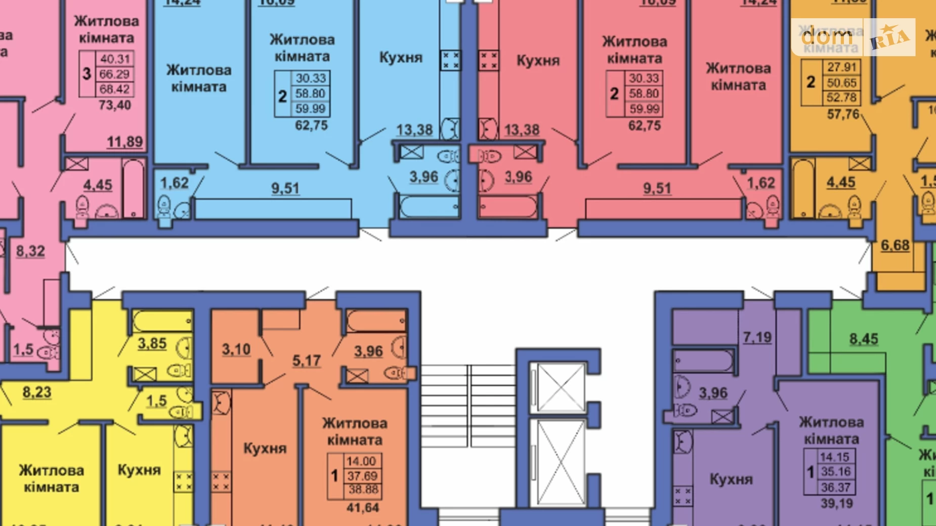 Продається 1-кімнатна квартира 39 кв. м у Полтаві, вул. Великотирнівська, 4А