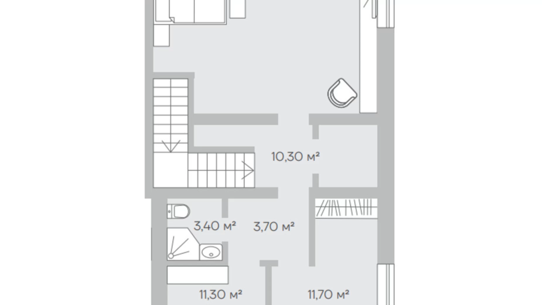 Продается дом на 2 этажа 153 кв. м с террасой, пер. Спортивный, 4