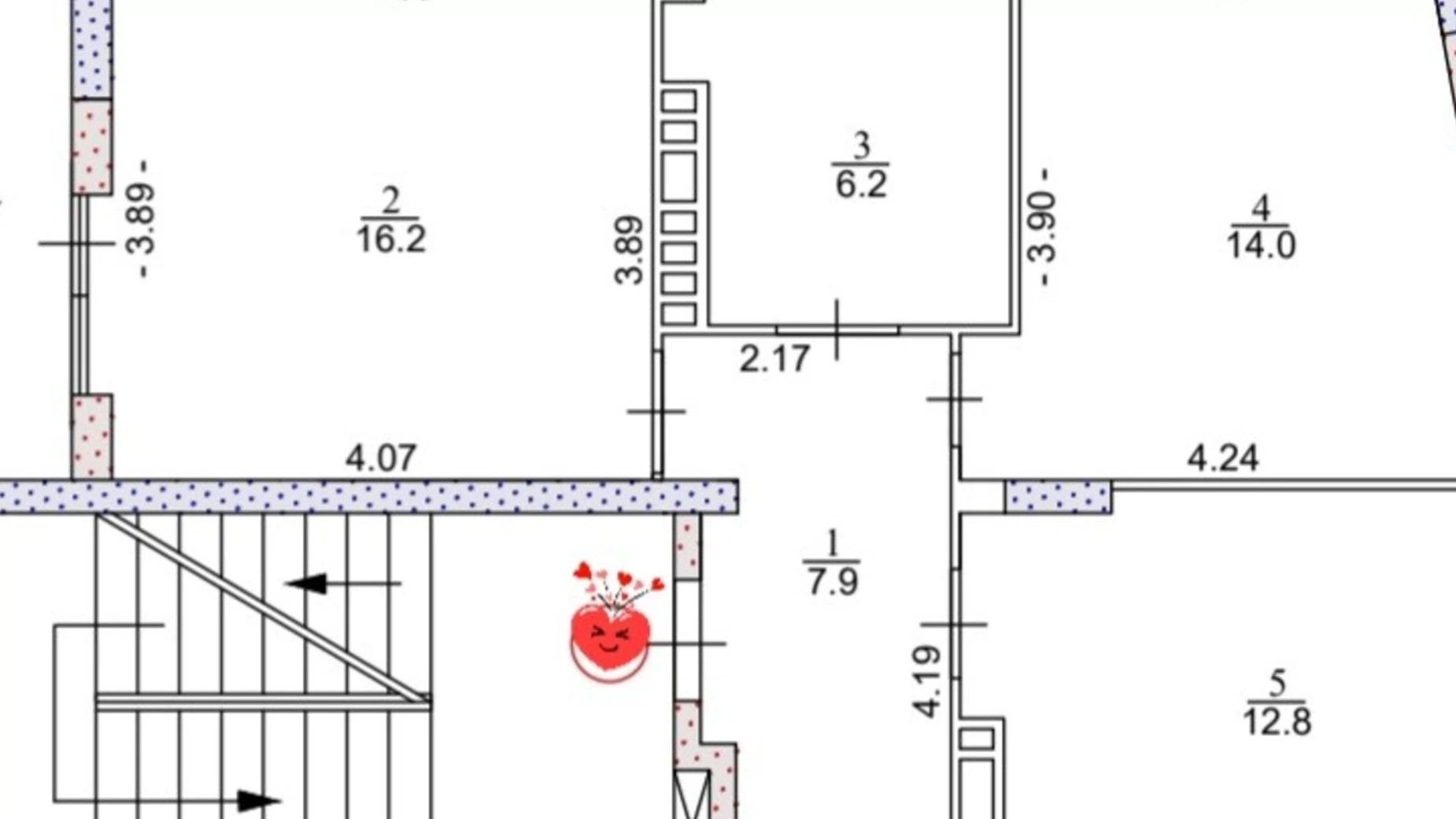 2-кімнатна квартира 63 кв. м у Тернополі, вул. Чернівецька