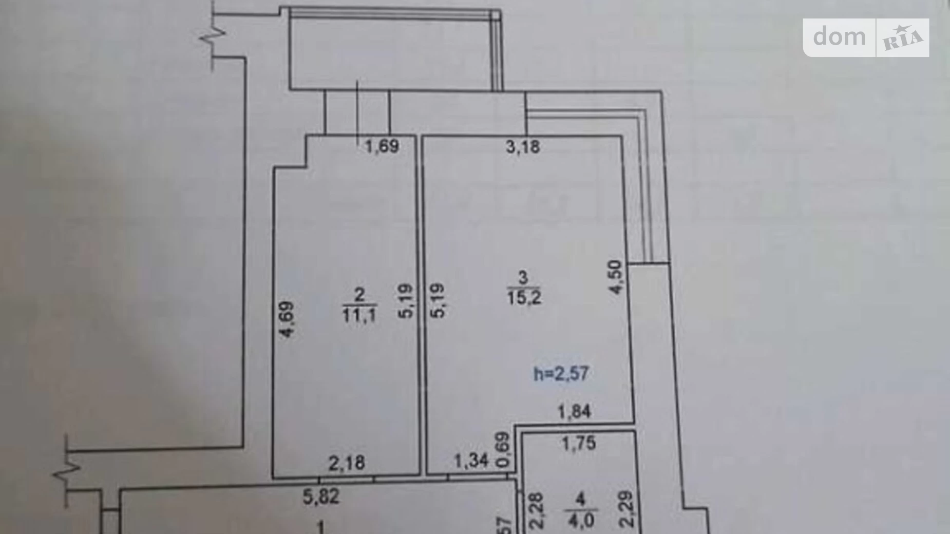 Продается 1-комнатная квартира 43 кв. м в Полтаве, ул. Европейская, 183