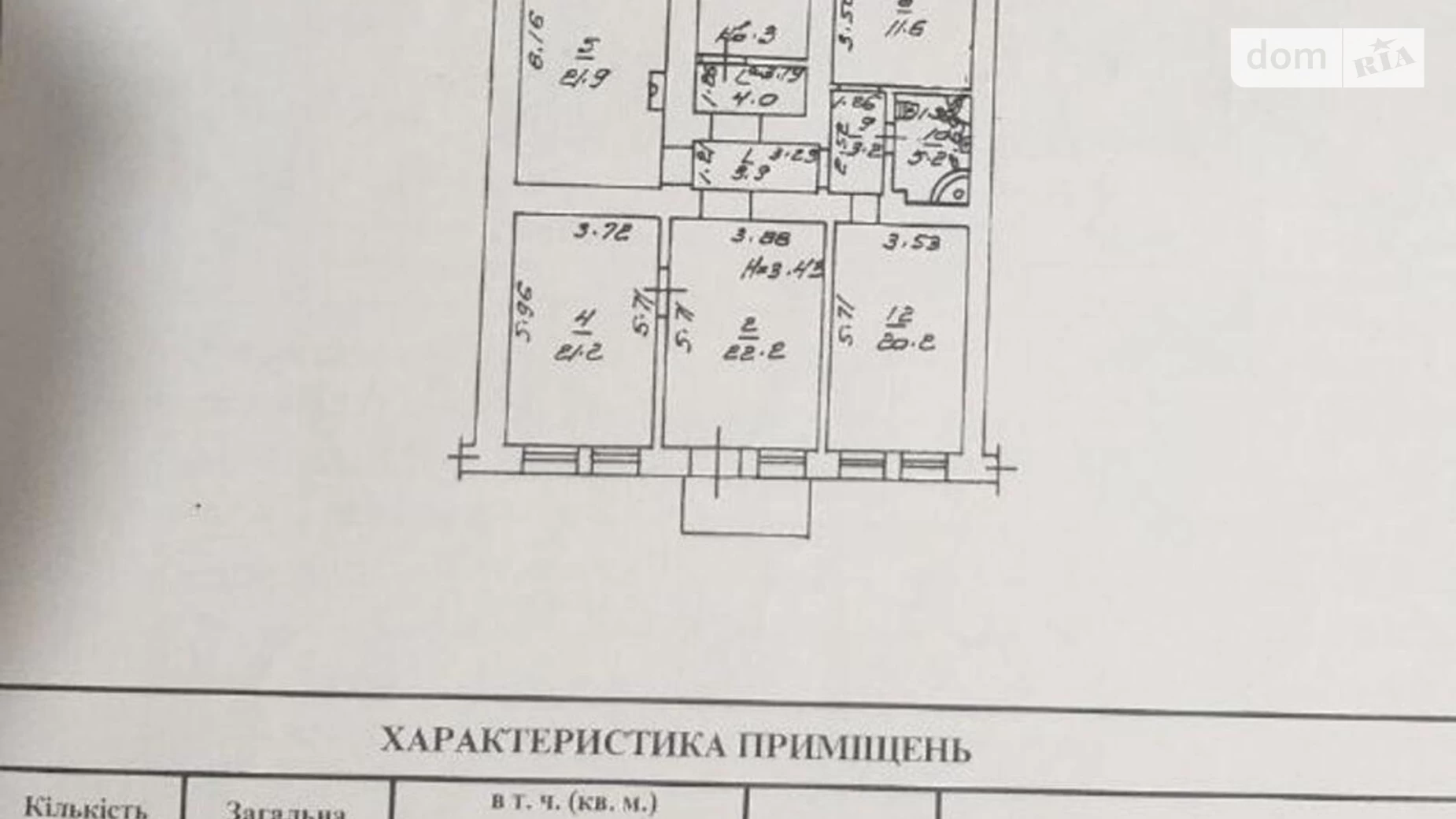 Продається 4-кімнатна квартира 120 кв. м у Одесі, вул. Базарна, 68