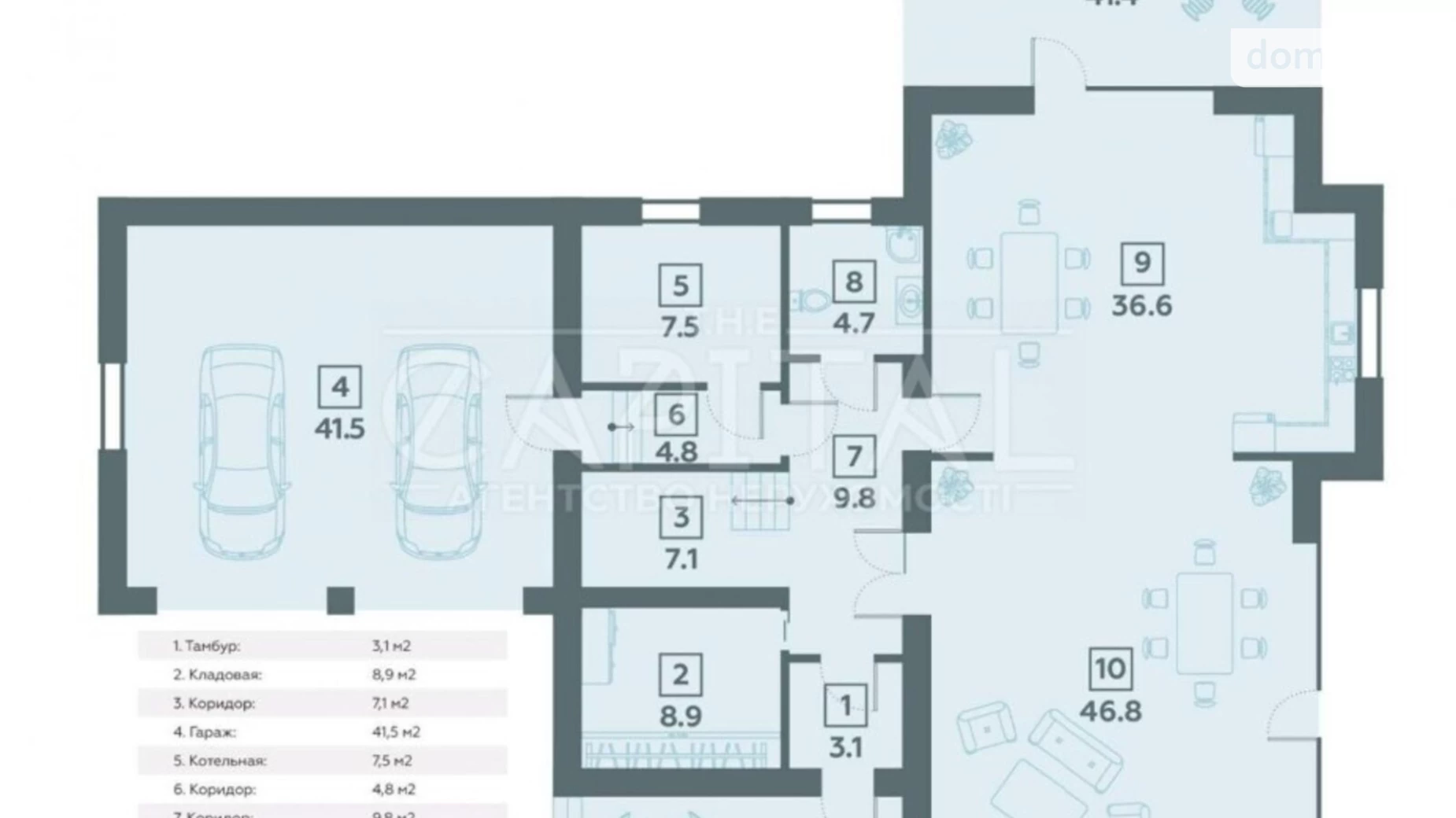 Продается дом на 2 этажа 360 кв. м с гаражом, цена: 275000 $ - фото 5