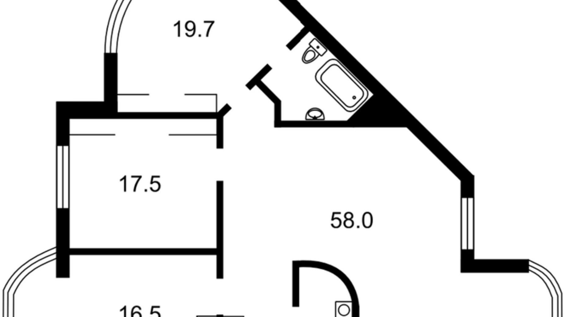 Продается 4-комнатная квартира 126 кв. м в Киеве, просп. Науки, 62А