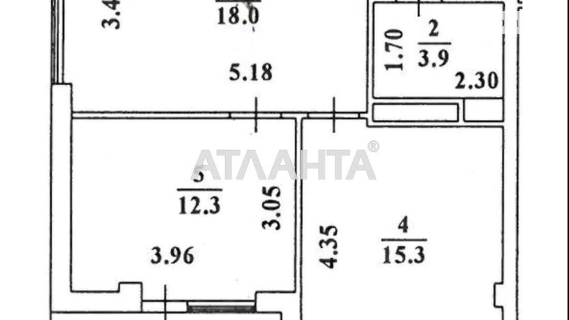 Продается 2-комнатная квартира 55 кв. м в Одессе, ул. Гераневая