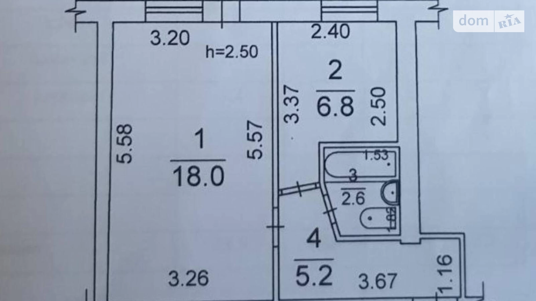 Продается 1-комнатная квартира 35 кв. м в Одессе, ул. Космонавта Комарова - фото 2