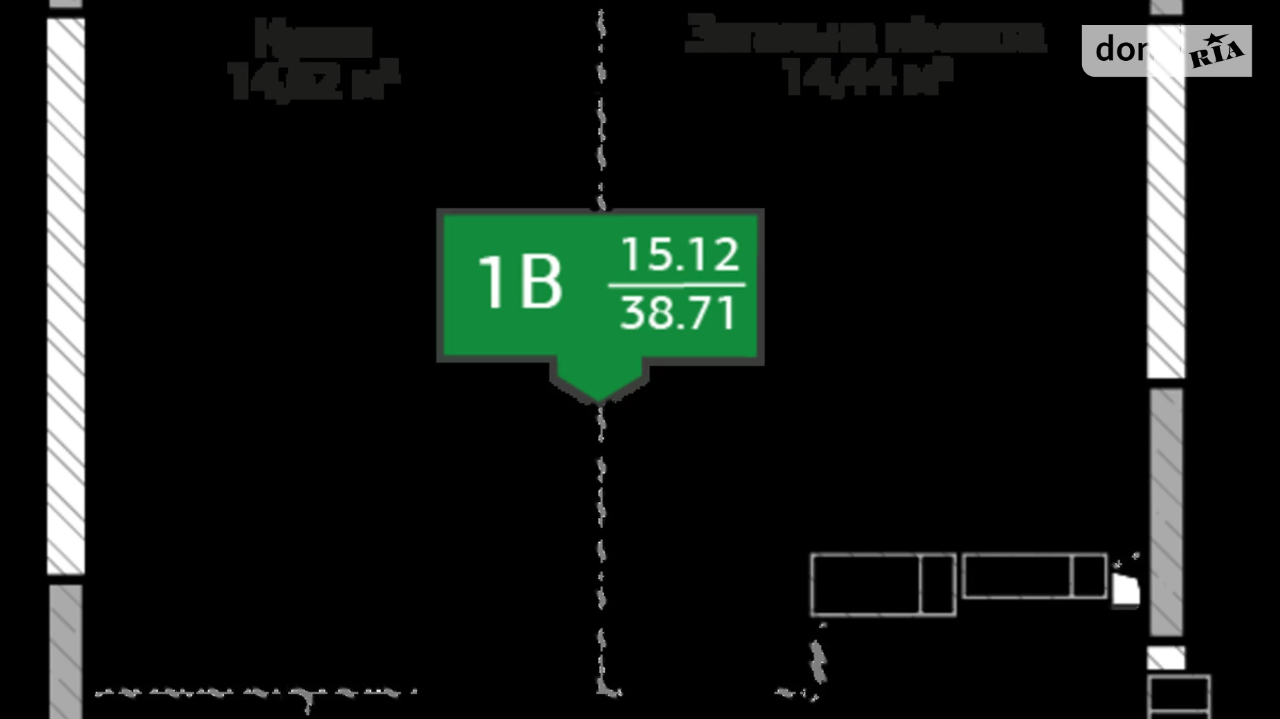 Продается 1-комнатная квартира 37.71 кв. м в Ирпене, ул. Литературная(Чехова), 27