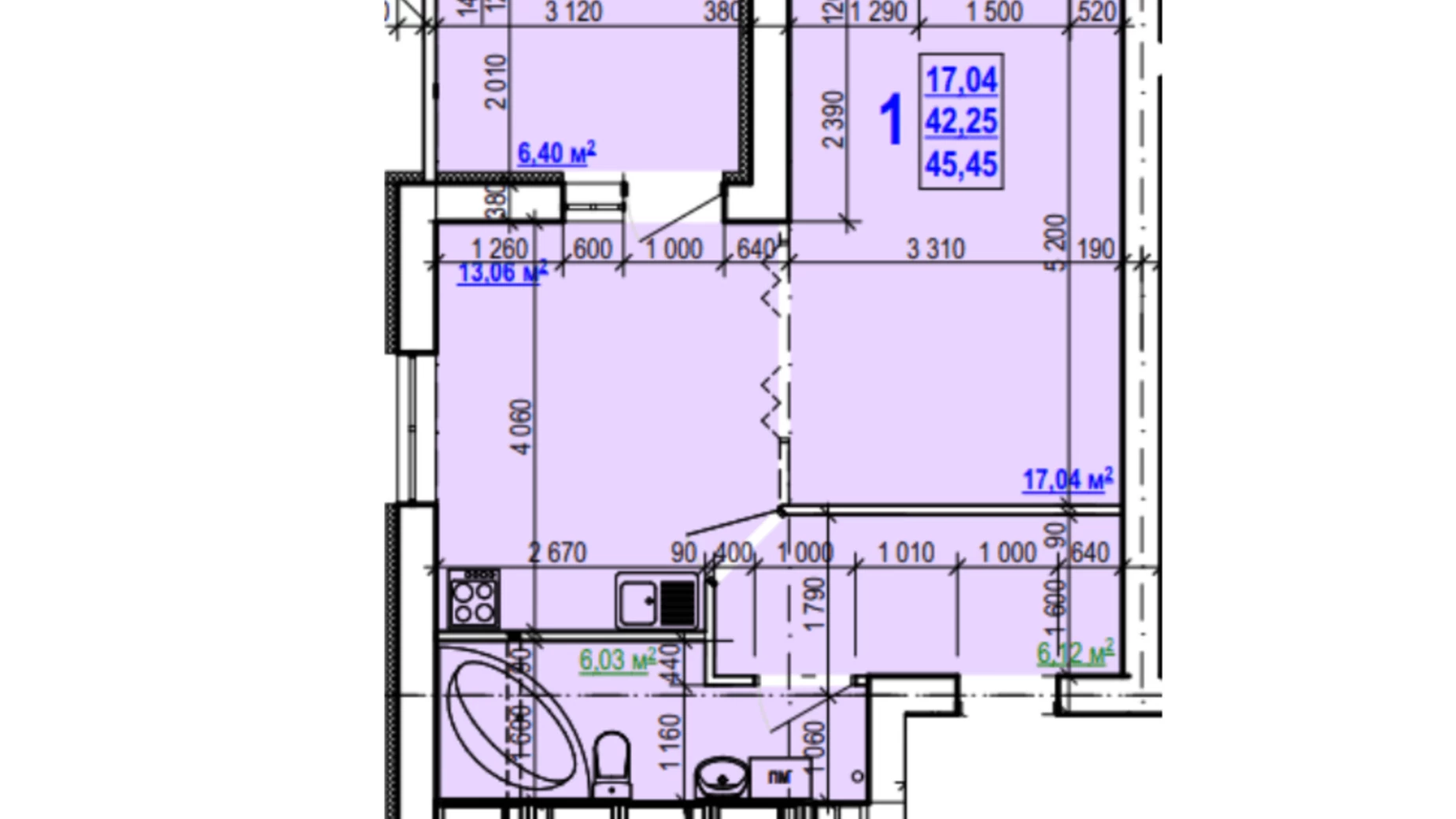 Продается 1-комнатная квартира 46 кв. м в Харькове, ул. Мира, 11 - фото 3