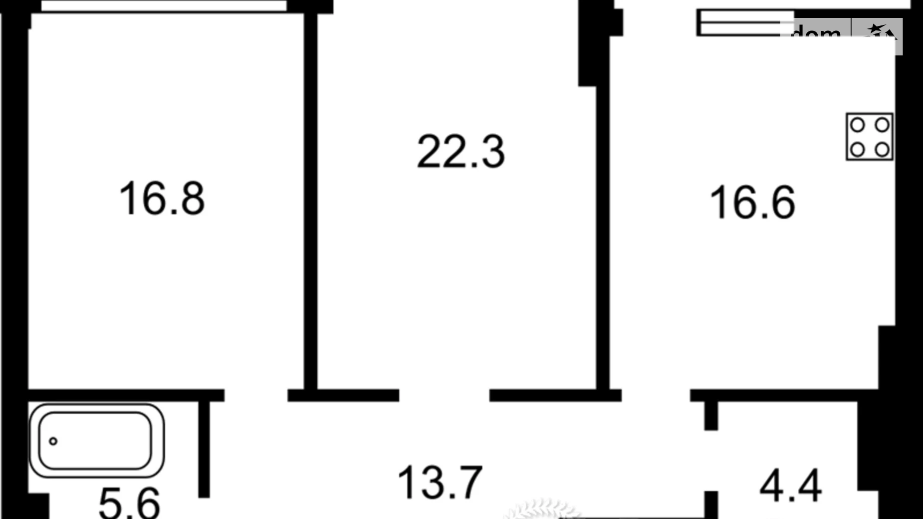 Продается 2-комнатная квартира 87 кв. м в Киеве, ул. Андрея Верхогляда(Драгомирова), 12 - фото 3