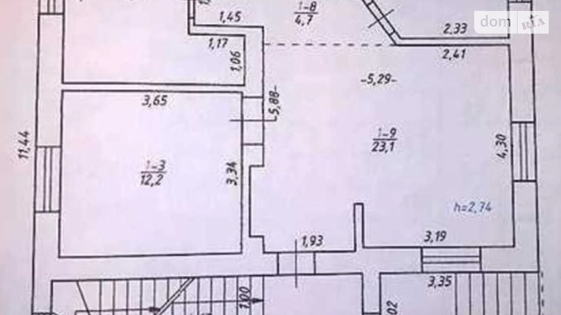 Продається одноповерховий будинок 145 кв. м з ділянкою, Мильці