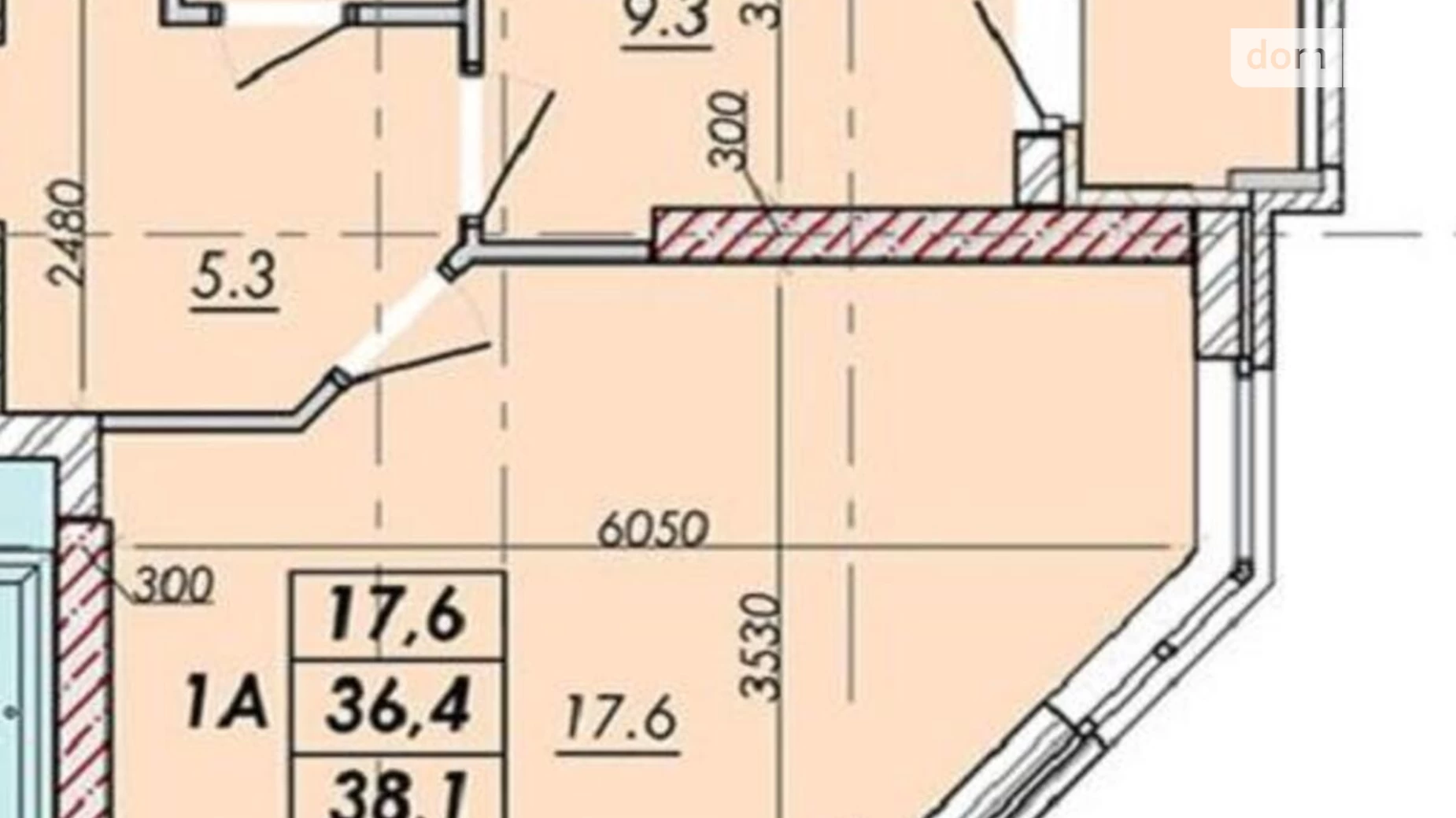 Продається 1-кімнатна квартира 38 кв. м у Одесі, Овідіопольська дор., 3/1 корпус 1