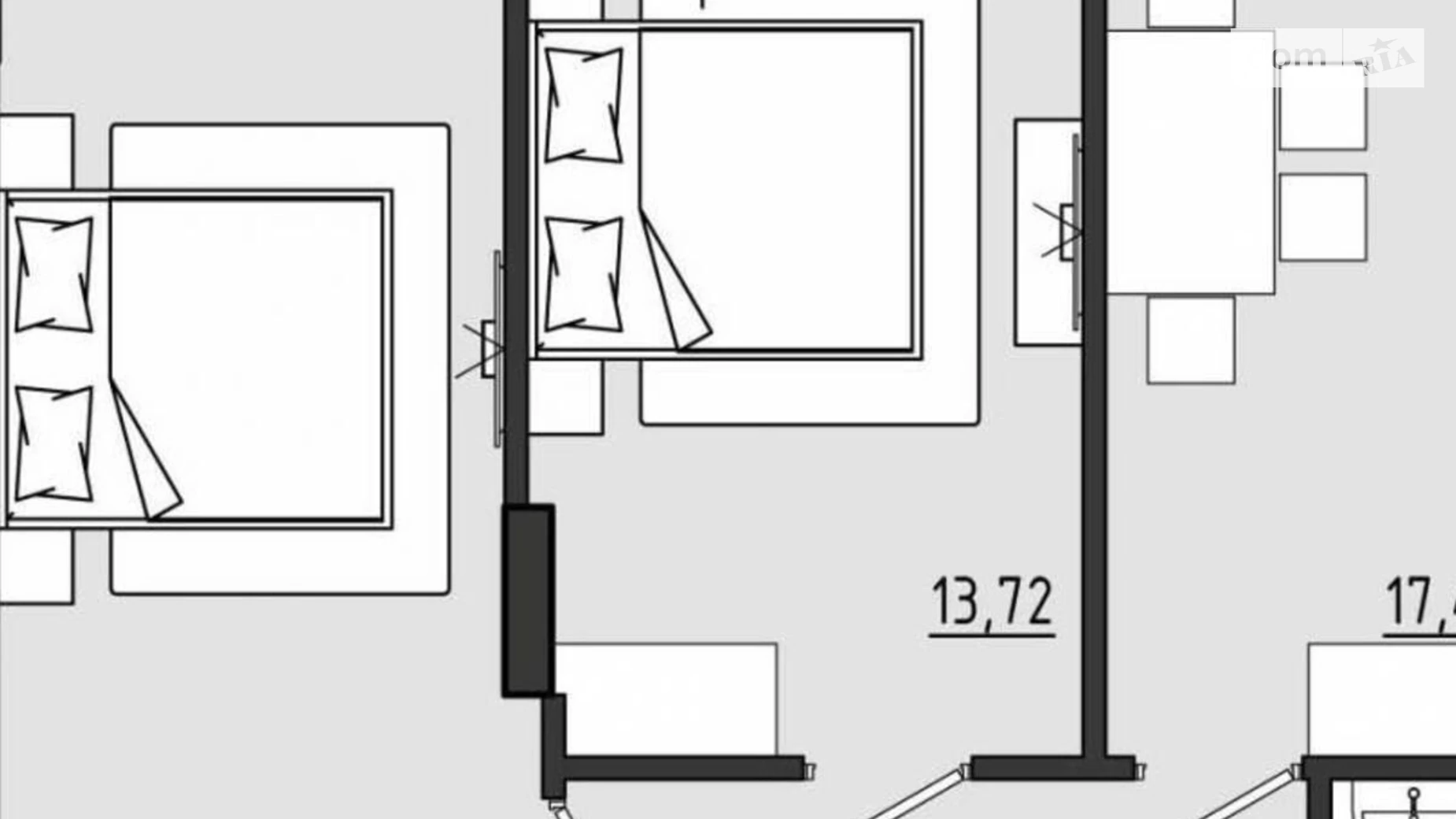 Продается 2-комнатная квартира 36 кв. м в Одессе, ул. Чехова