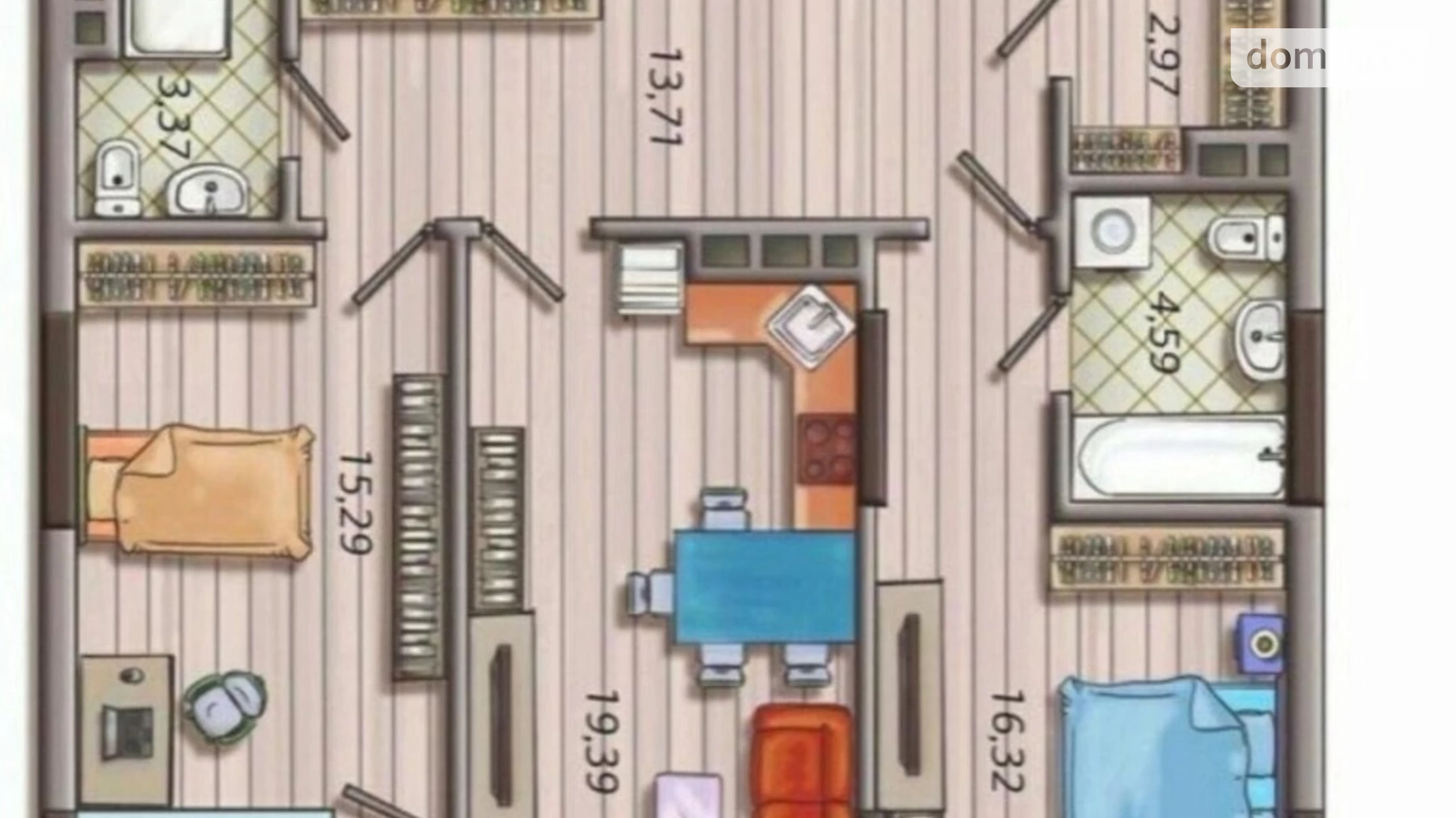 Продается 2-комнатная квартира 80.5 кв. м в Киеве, ул. Куприна, 3А - фото 3