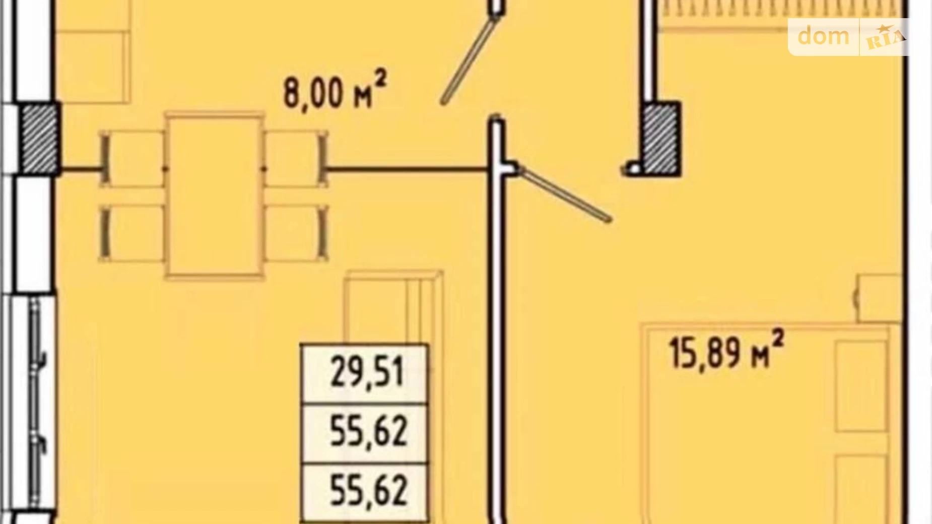 Продається 1-кімнатна квартира 56 кв. м у Одесі, Миколаївська дор.