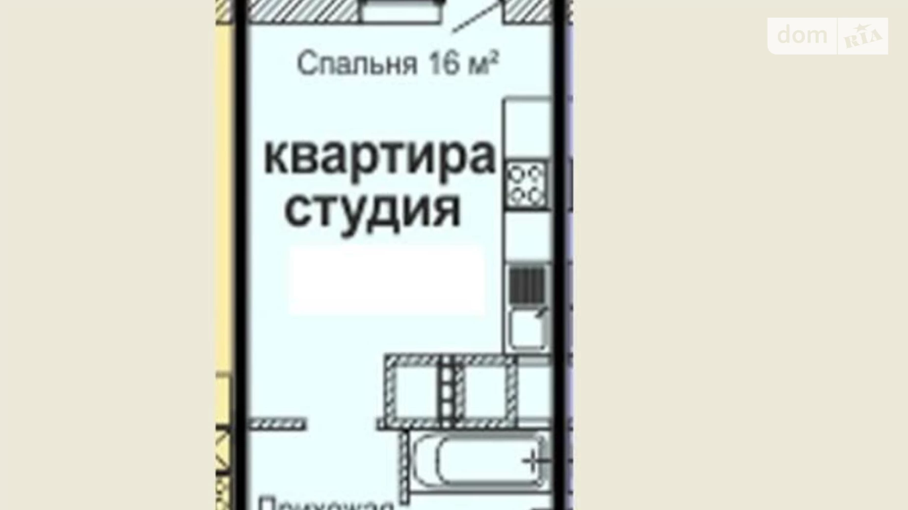 Продается 1-комнатная квартира 28 кв. м в Одессе, ул. Варненская - фото 2