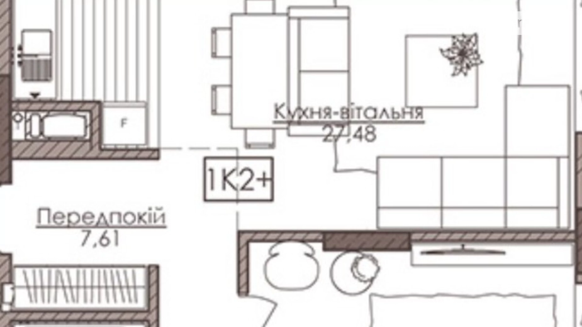 Продается 2-комнатная квартира 57 кв. м в Киеве, ул. Речная(Годовая), 4